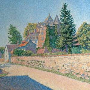 chateau comblat-paul signac medaillon