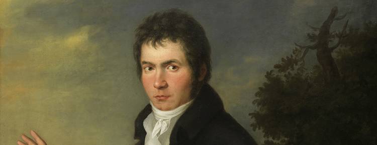 Portrait de Ludwig van Beethoven - Joseph Willibrord Mähler